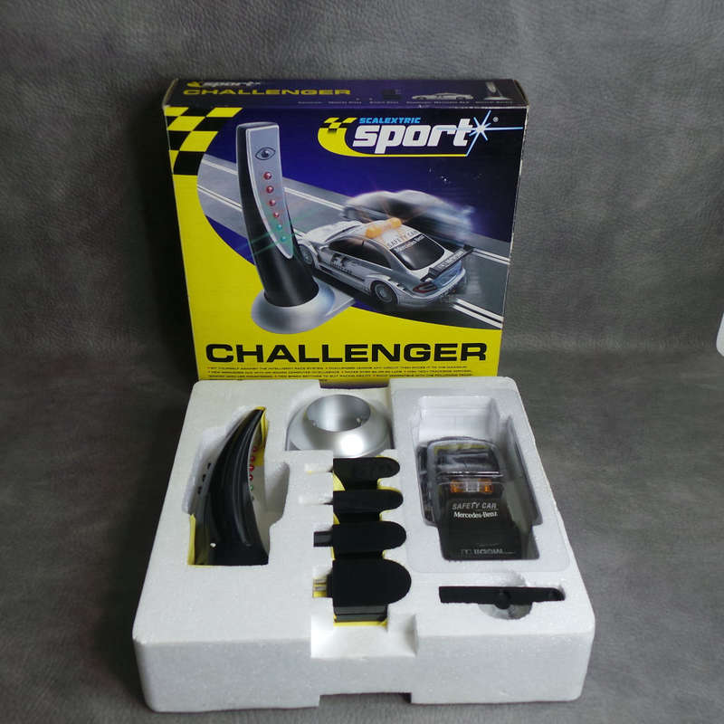 Boxed Scalextric Sport Challenger System and 1:32 Mercedes Benz Safety Car!!!!