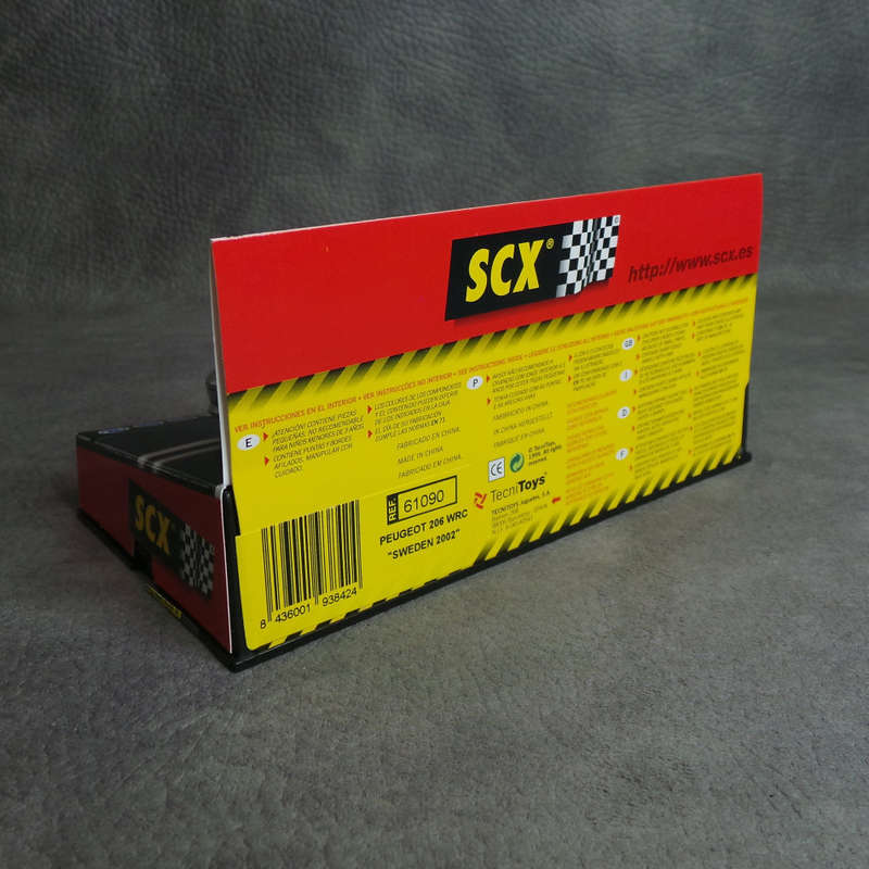 Original SCX 1:32 Scale Peugeot 206 WRC Racing Slot Car!!!!