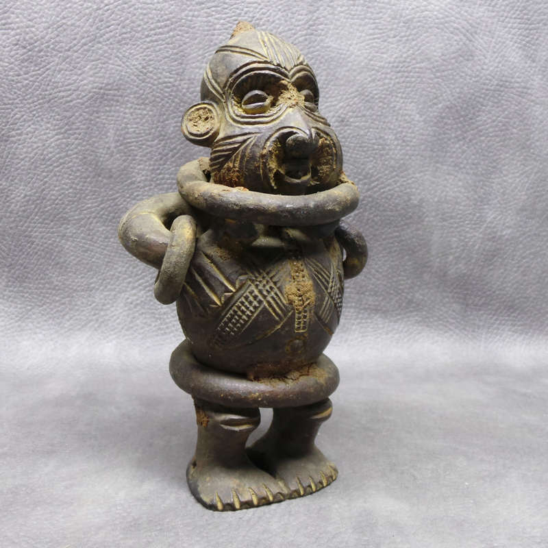 Antient Looking African Hand Crafted Stoneware Figurine!!!