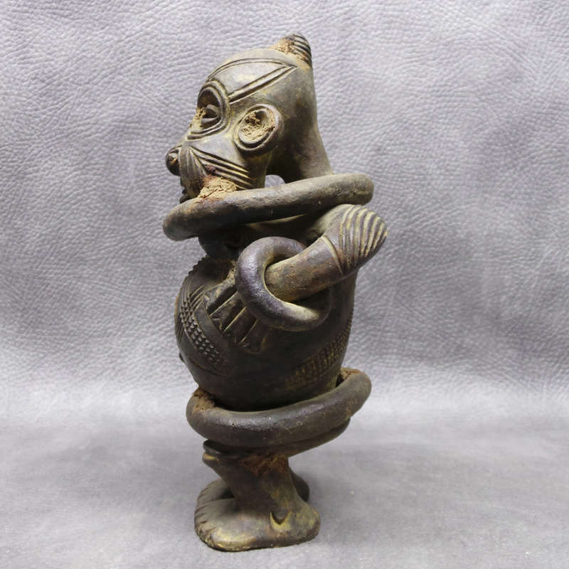 Antient Looking African Hand Crafted Stoneware Figurine!!!
