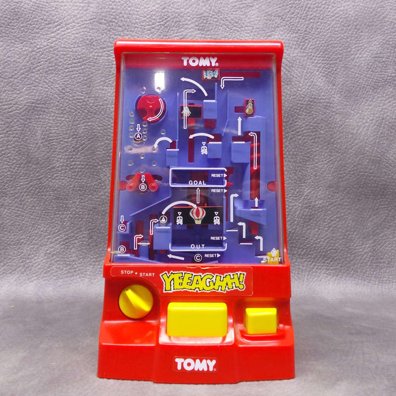 RARE!! Vintage 1990 TOMY YEEAGHH!! Upright Pinball Game!!! Working!!!
