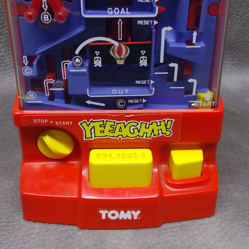 RARE!! Vintage 1990 TOMY YEEAGHH!! Upright Pinball Game!!! Working!!!