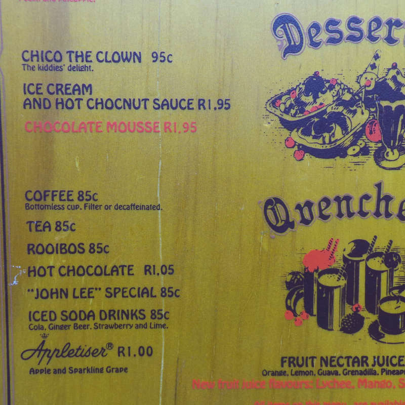 FANTASTIC!!! Original Red Eagle Spur Menu!!! Check Out The Prices!!!