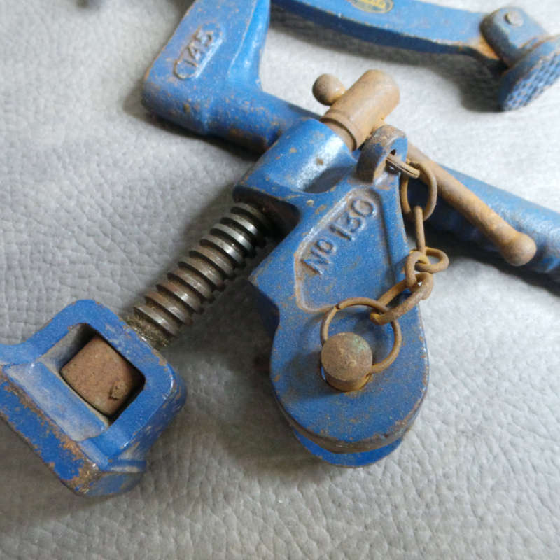 Original 145 and 130 Record Cast Metal Clamps!!!