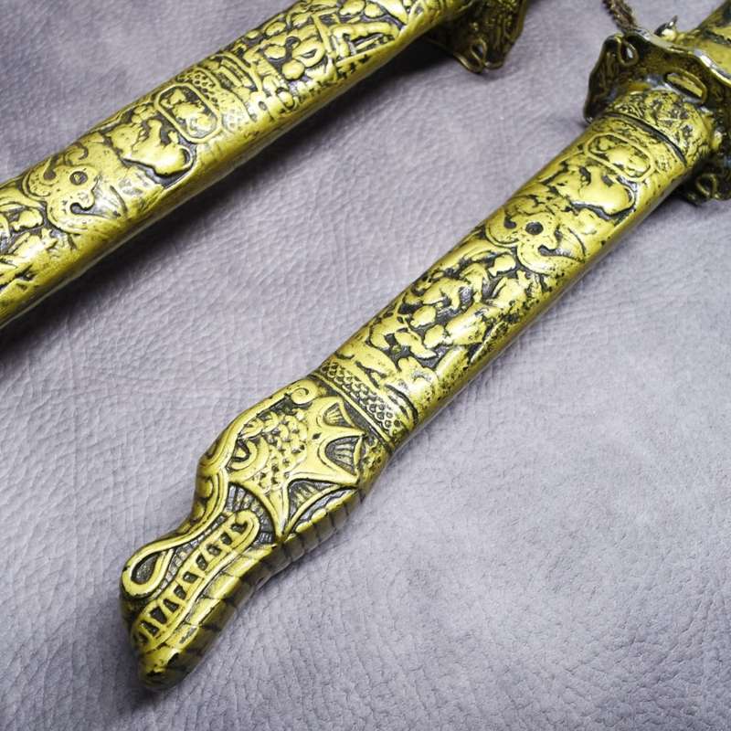 FANTASTIC!!! Two Highly Decorative Dragon Themed Japanese Katana's - Bid For Both!!!