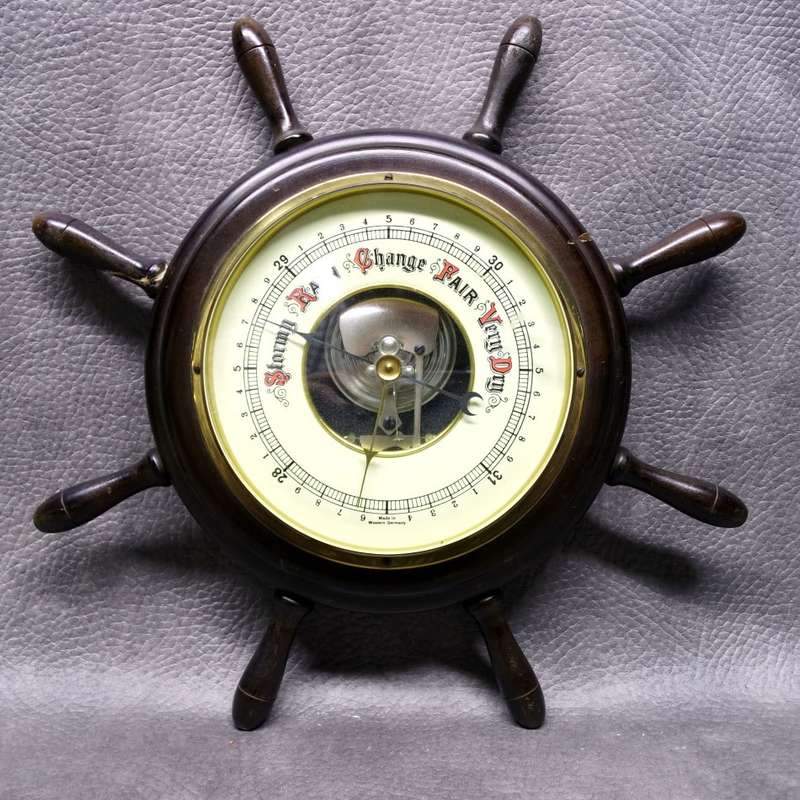 Maritime Ship Steering Wheel Themed Hydrometer made in West Germany!!!