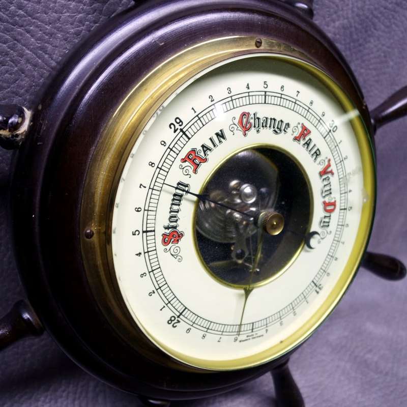 Maritime Ship Steering Wheel Themed Hydrometer made in West Germany!!!