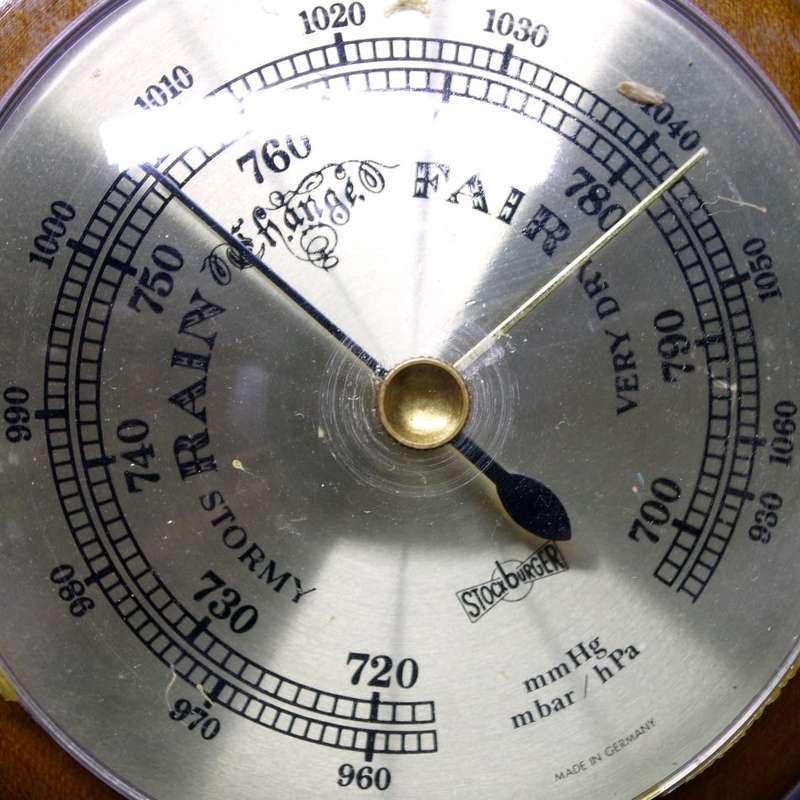 Original Stockburger German Hydrometer on Wood Base!!!