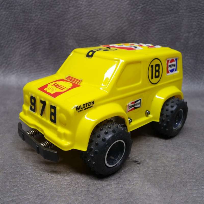 Smashing!!! 1982 Japanese ALPS Multi Body Battery Operated Off Road Racing Car!!! Not Tested!!