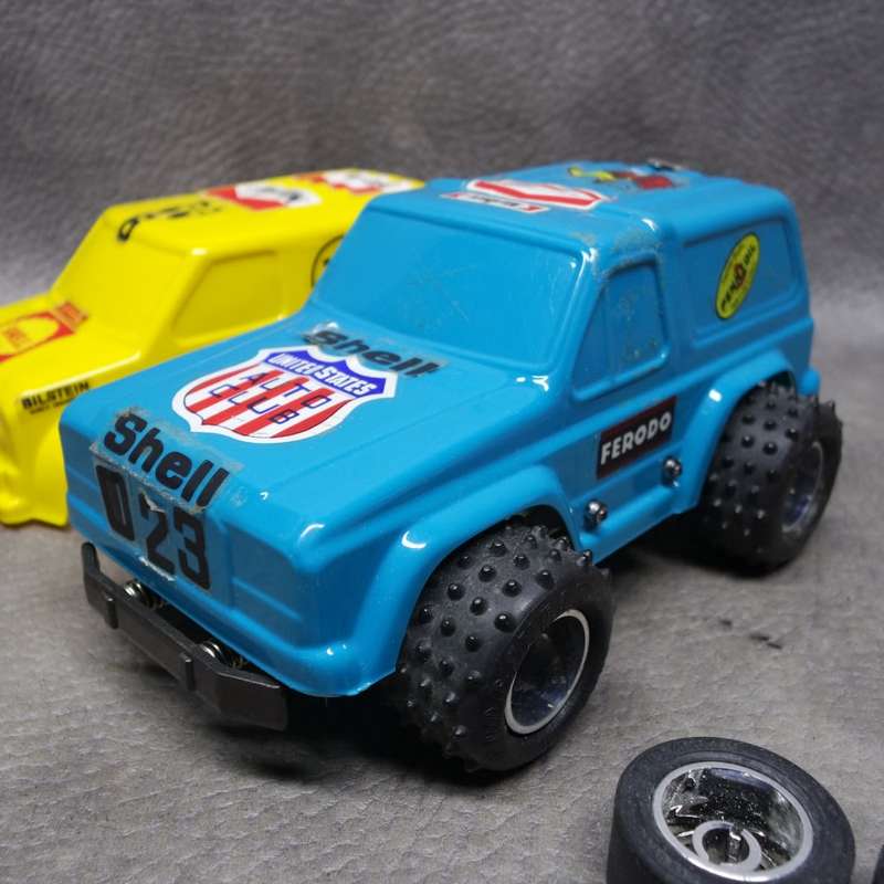 Smashing!!! 1982 Japanese ALPS Multi Body Battery Operated Off Road Racing Car!!! Not Tested!!