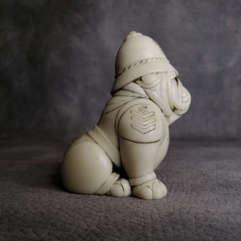 Fantastic!!! Original John Biccard Crushed Marble and Resin "Bobby" Figurine!!!