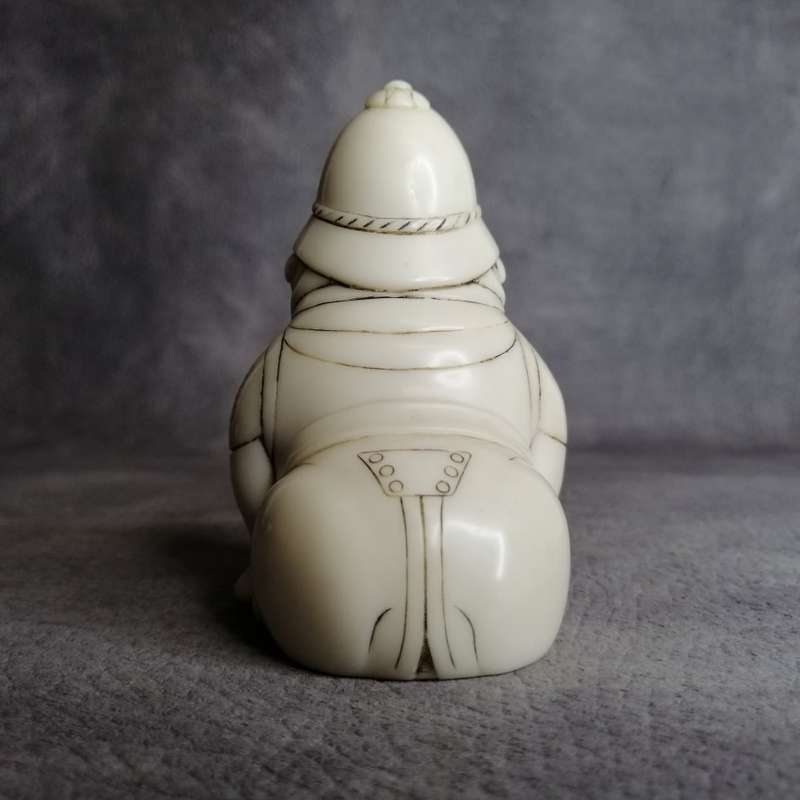 Fantastic!!! Original John Biccard Crushed Marble and Resin "Bobby" Figurine!!!