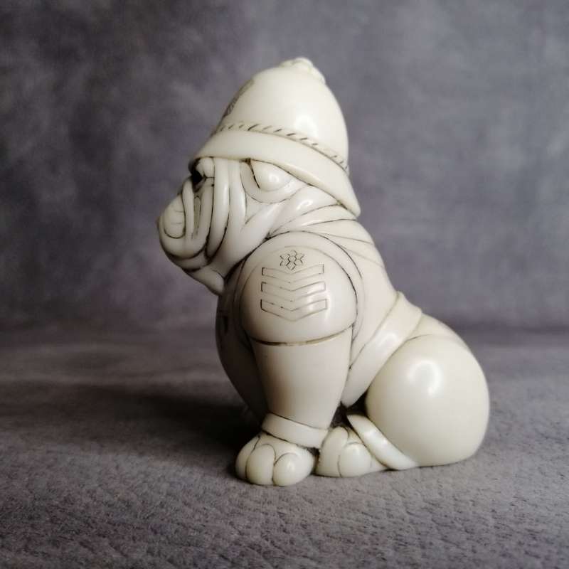 Fantastic!!! Original John Biccard Crushed Marble and Resin "Bobby" Figurine!!!