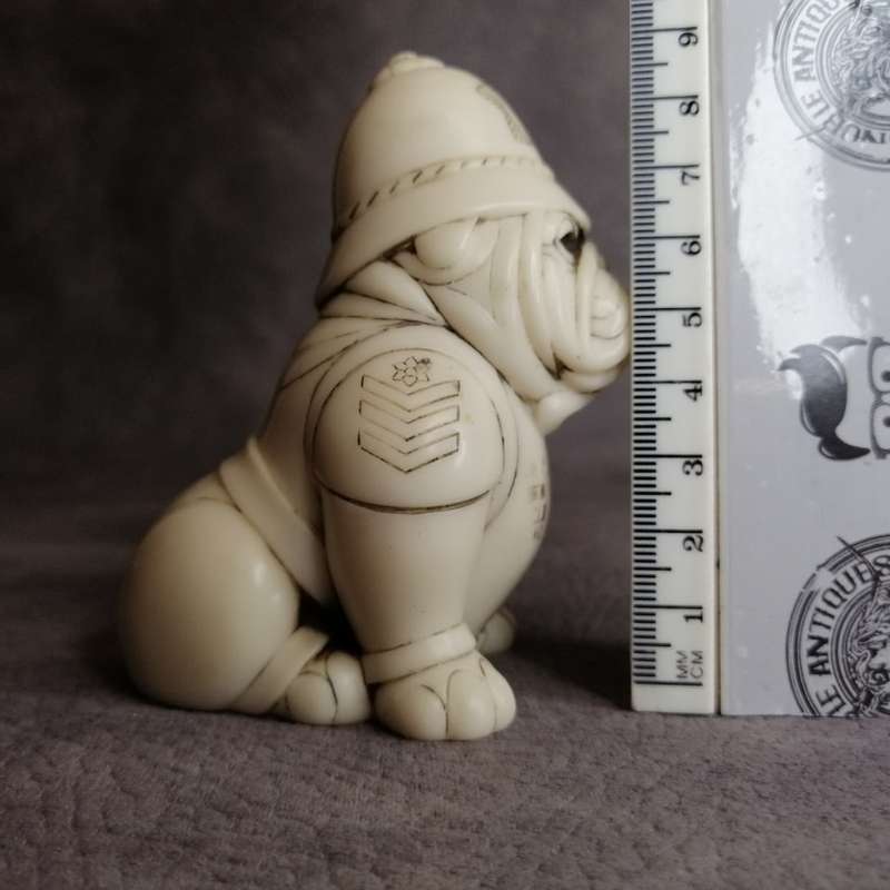 Fantastic!!! Original John Biccard Crushed Marble and Resin "Bobby" Figurine!!!