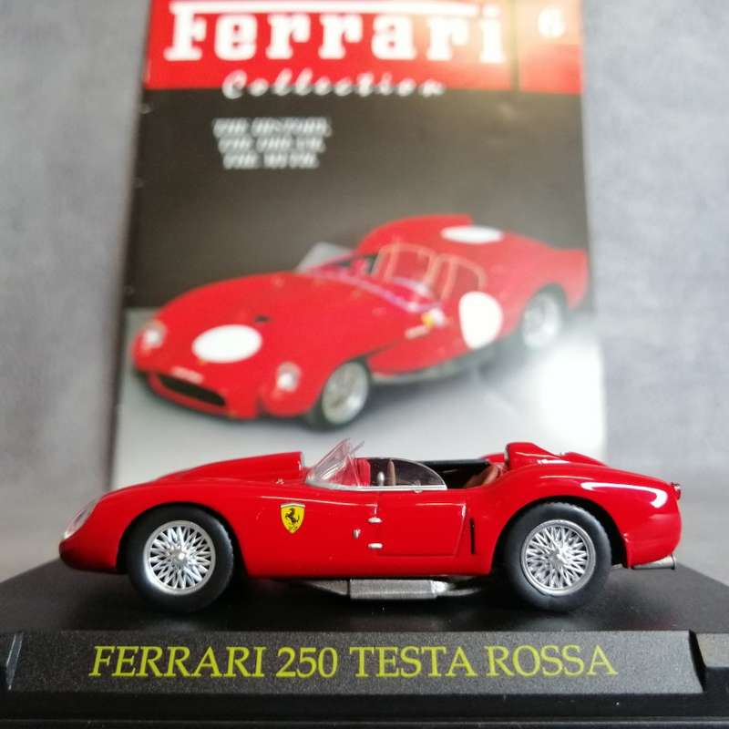 Highly Detailed Scale 1:43 Die Cast Metal Ferrari 250 Testa Rossa