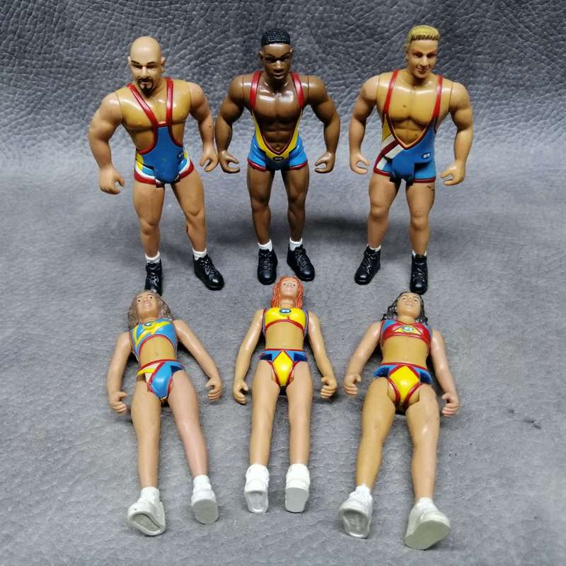 RARE!!! Original MTN Gladiators Figurine Collection!!!