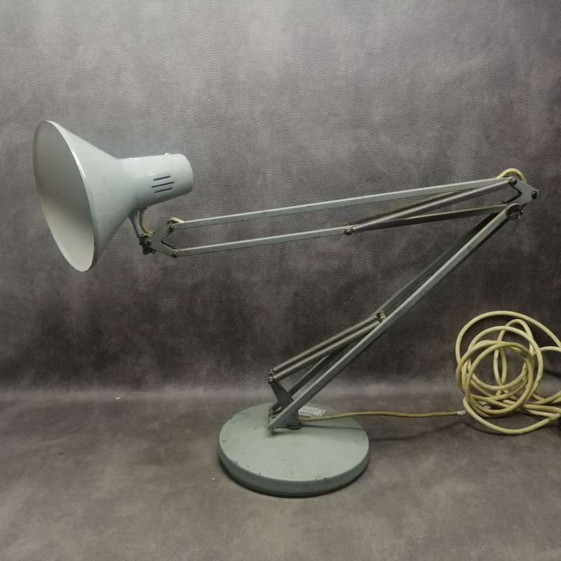 RARE!!! LARGE Vintage Cast Metal and Metal Luxo 360 Swivel Lamp!!! Extend to over 1000mm!!!