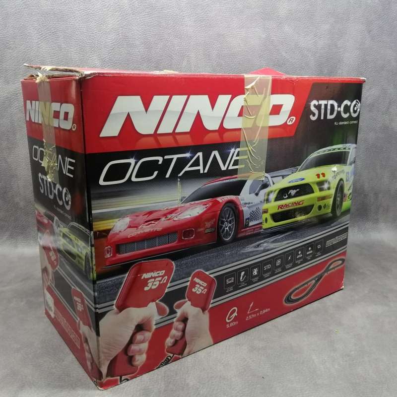 MASSIVE Boxed Ninco Octane Slot Car Set!!! Working!!!