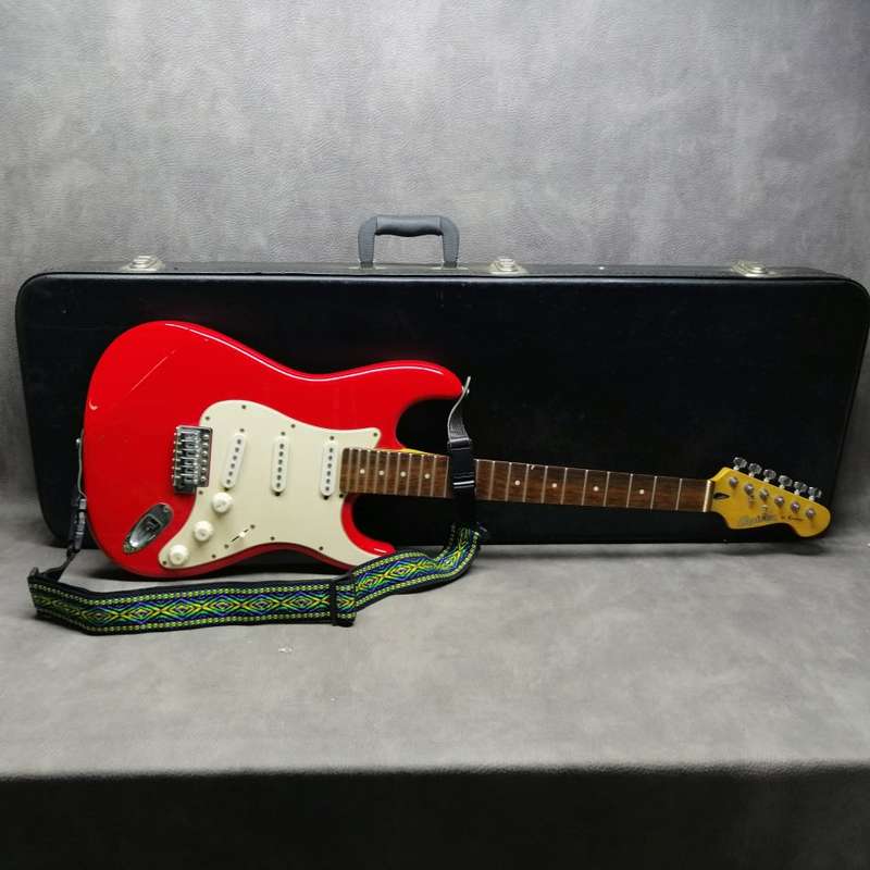Super Cool!!! Original Crafter Cruiser Electric Guitar in Carry Case!!! Not Tested, No Strings!!!