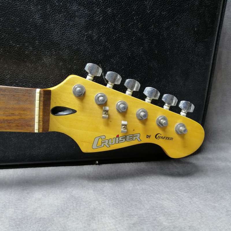Super Cool!!! Original Crafter Cruiser Electric Guitar in Carry Case!!! Not Tested, No Strings!!!