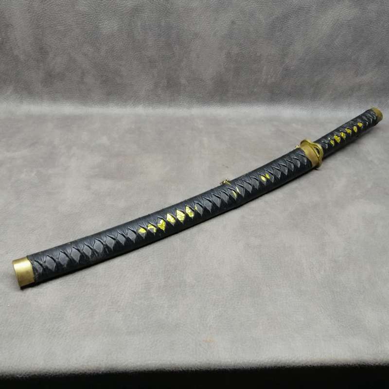 Original Vintage and Engraved Japanese Katana Sword and Sheath!!! 730mm Total