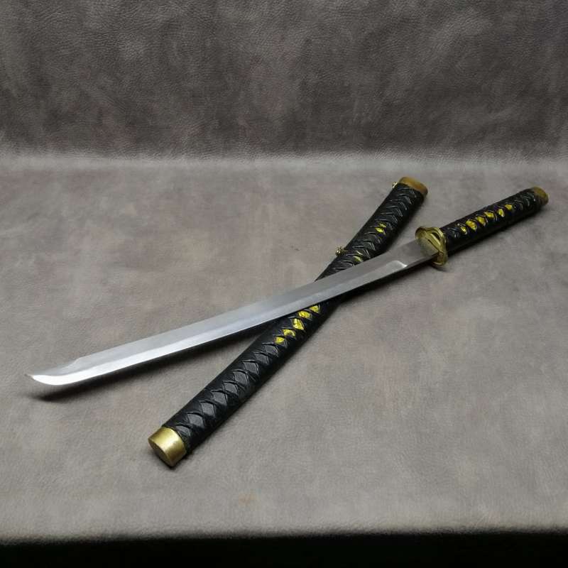 Original Vintage and Engraved Japanese Katana Sword and Sheath!!! 730mm Total
