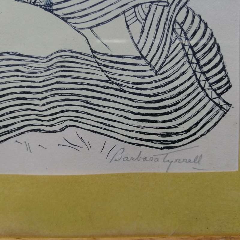 Fantastic!!! Signed Limited Edition Barbara Tyrrell Xhosa Mother and Infant - 1972 (310mm x 230mm)