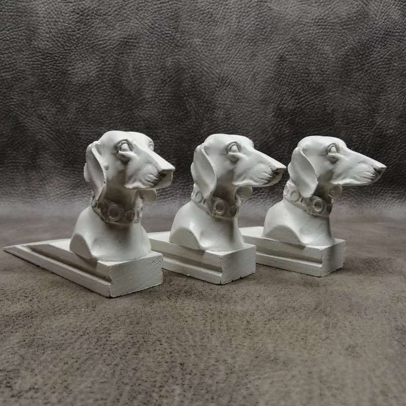 Decorative Hand Crafted Dachshund Door Stops!!! Bid per door stop to take 1 or All!!!