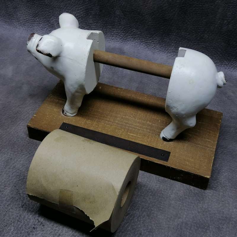 Super Cool!!! Cast Piglet Paper Roll Dispenser!!!