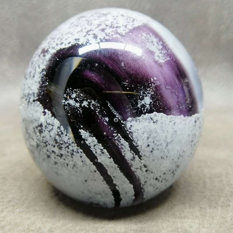 Large Decorative Blown Glass Paperweight!!!