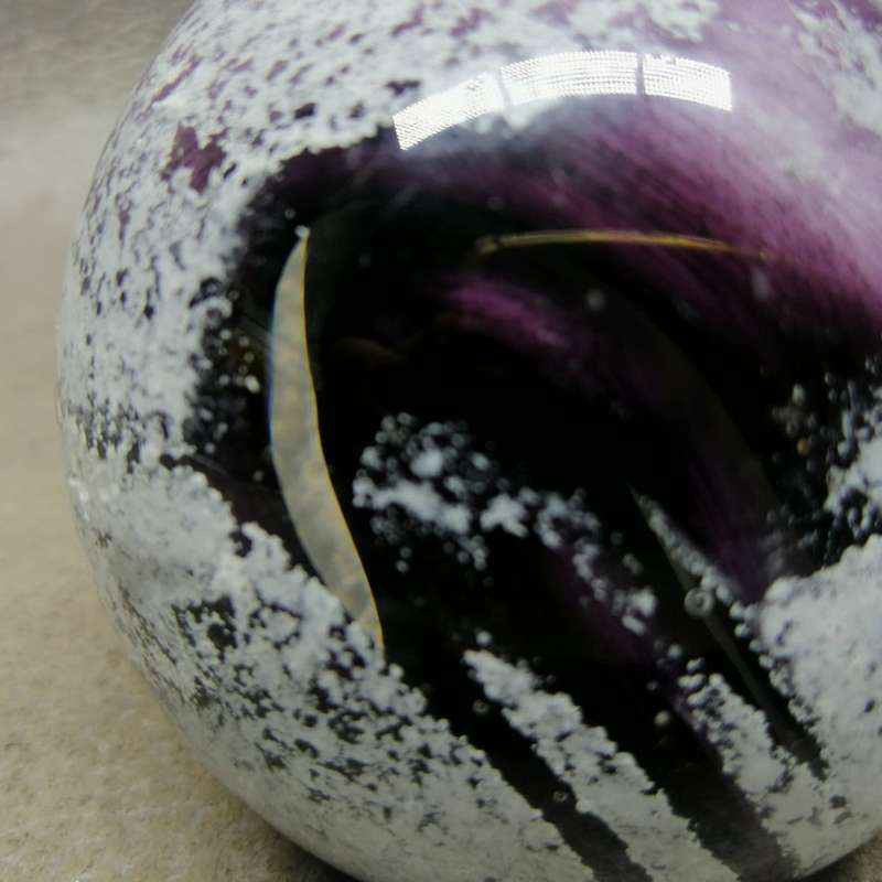 Large Decorative Blown Glass Paperweight!!!