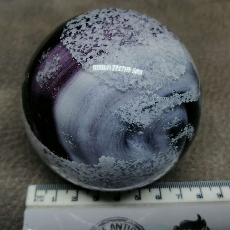 Large Decorative Blown Glass Paperweight!!!