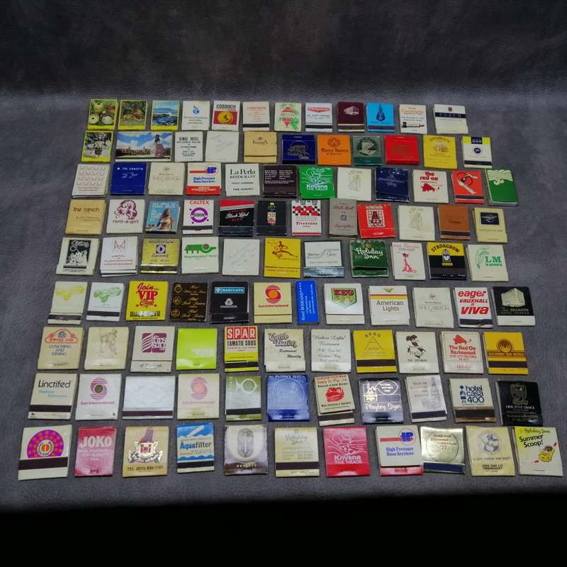 Super Cool!!! Original Advertising Match Flap Collection!!! Bid For Alll!!!