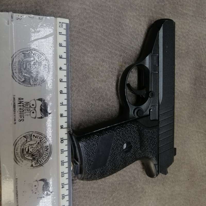 Original Hand Held Metal Spring Loaded BB Gun!!! Working!!!