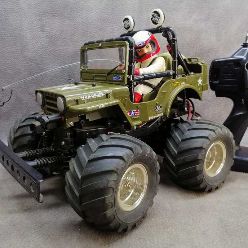 Large Heavy Tamiya Wild Willy Monster Jeep!!! Not Tested!!! 380mm
