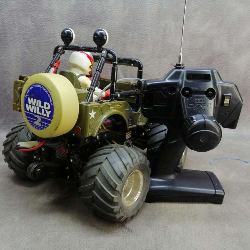Large Heavy Tamiya Wild Willy Monster Jeep!!! Not Tested!!! 380mm