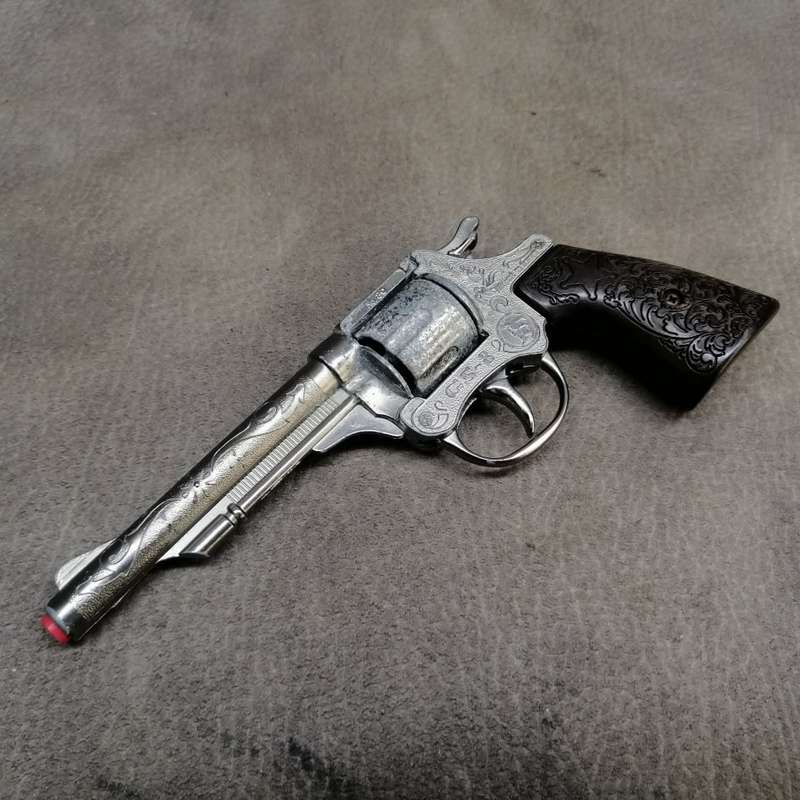 Vintage Spanish Metal Cap Gun!!! Working!!!