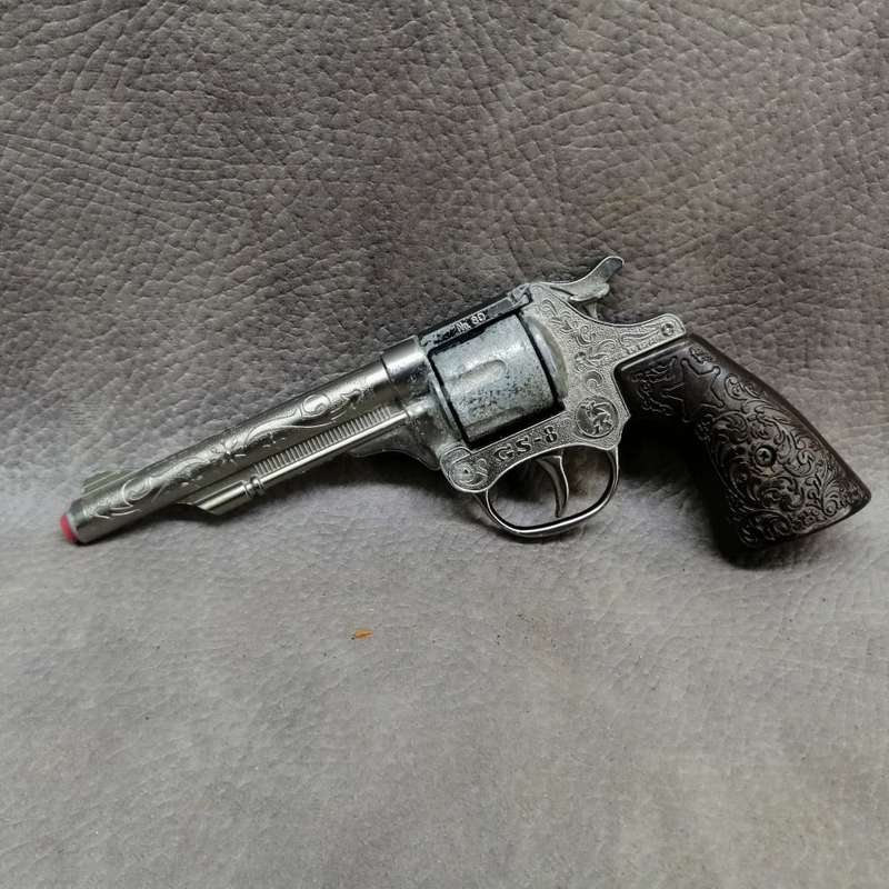 Vintage Spanish Metal Cap Gun!!! Working!!!