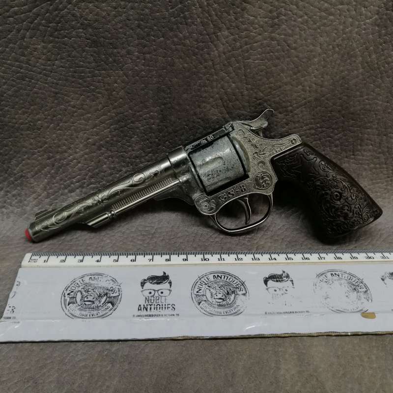 Vintage Spanish Metal Cap Gun!!! Working!!!