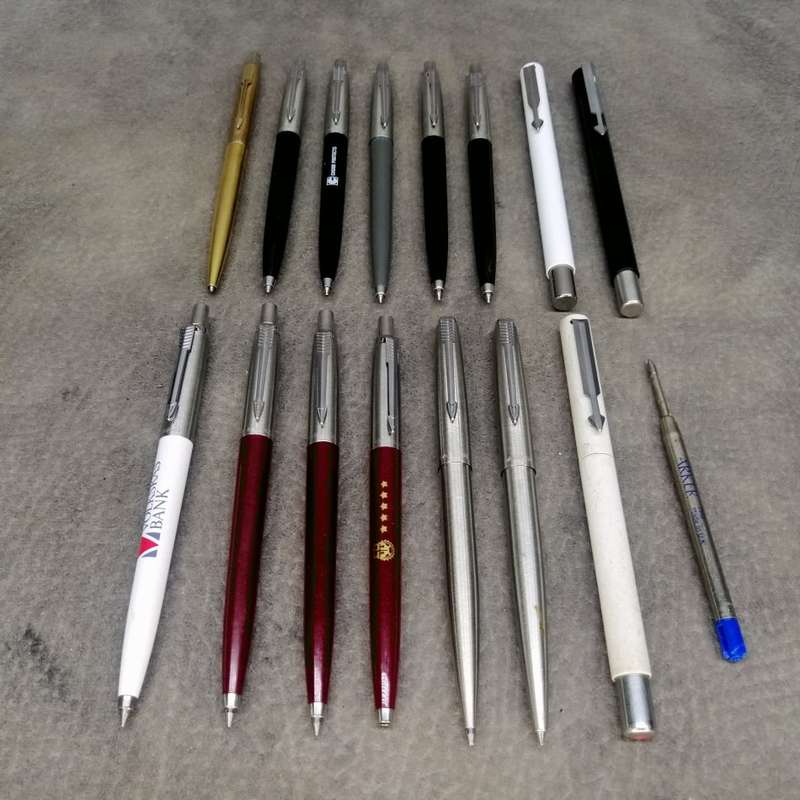 Large Original Parker Ball Point Pen Collection!!! Bid For All!!!