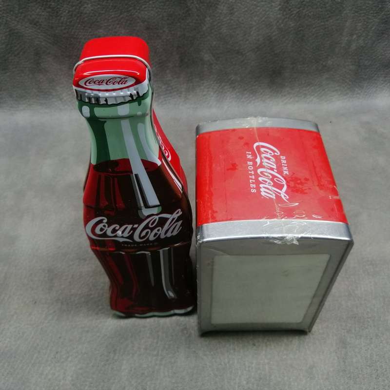 Original Coca Cola Branded Tin and Serviette Holder Collection