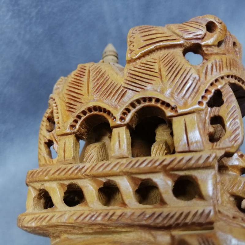 Highly Detailed Hand Carved Oriental Multi Dimensional Elephant Ride!!!