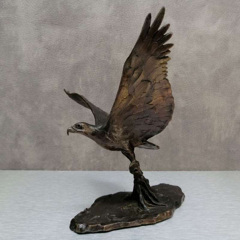 FANTASTIC!!! Solid Bronze David Tomlinson Original No1 Fish Eagle Sculpture!!!