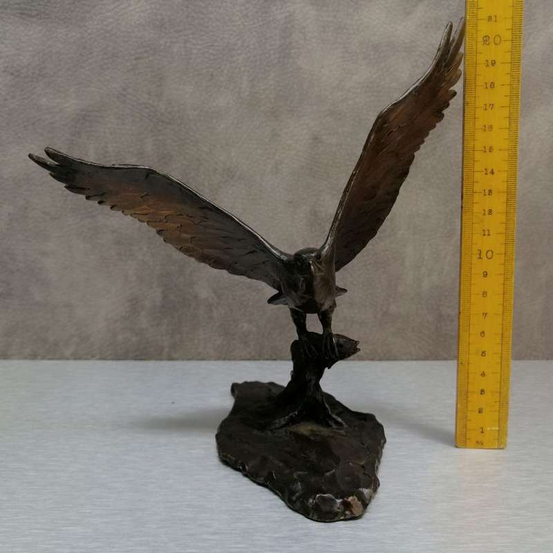 FANTASTIC!!! Solid Bronze David Tomlinson Original No1 Fish Eagle Sculpture!!!