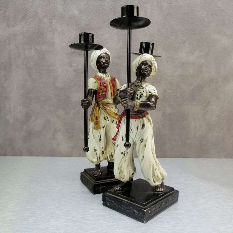 Antique Look Servant Candle Stands!!! Bid for Both!!