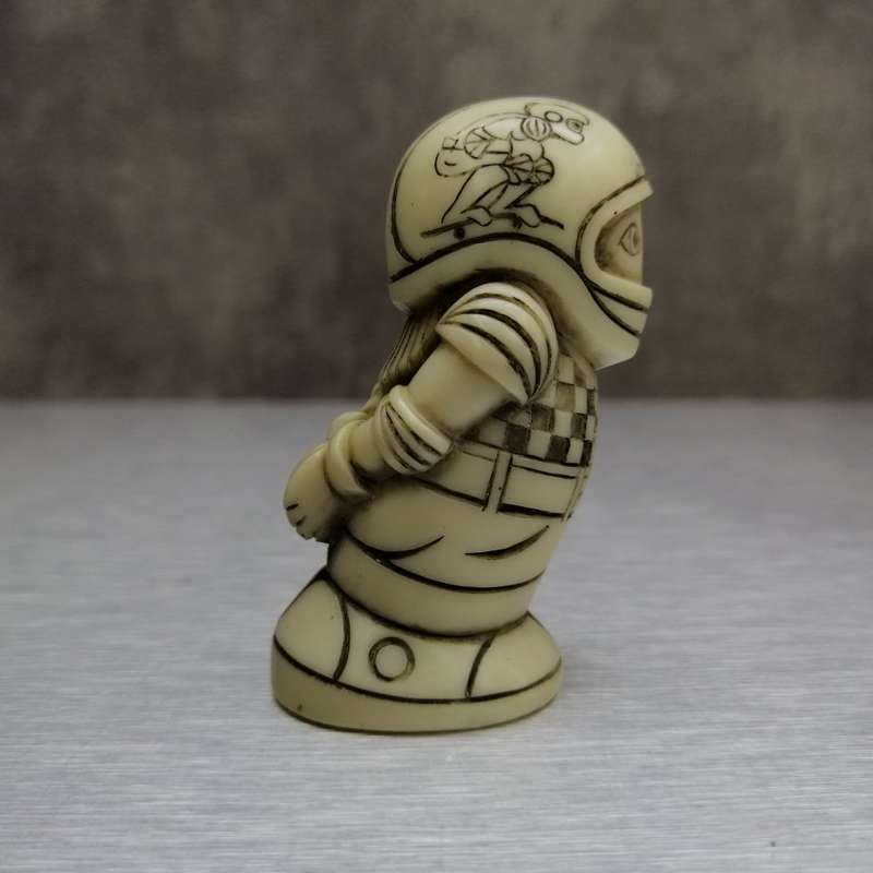 RARE!!! John Biccard Collection "Downhill" Crushed Marble Figurine!!!