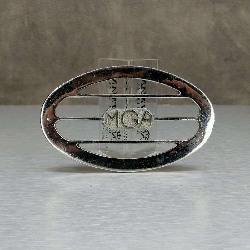 Super Cool!!! Vintage MGA Cast Metal Front Grill Badge!!!