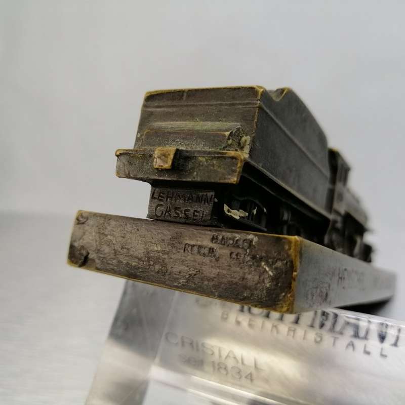 FANTASTIC!!! 1930's German Solid Bronze Locomotive HENSCHEL & SOHN A.G. KASSEL!!!
