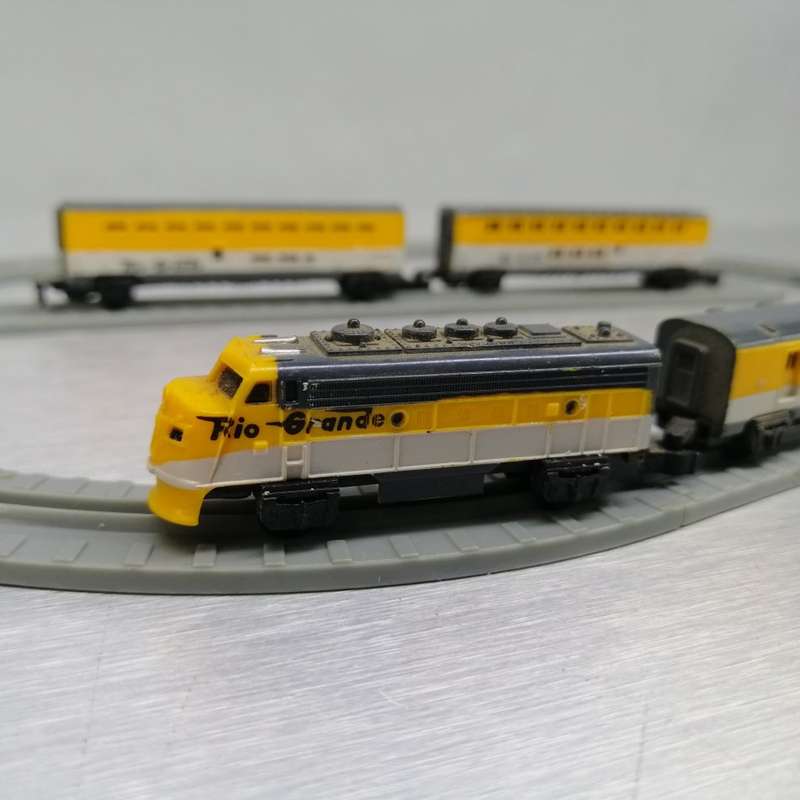 Original Vintage Galoob Micro Machine Train Set!!!