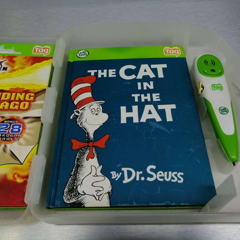 Original Lap Frog Tag with Star Wars, Bakugan and The Cat In The Hat Books!!!